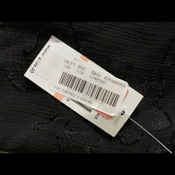 📫 SOLD 📫  CeCe Cold Shoulder Black Dress NWT - Picture 7 of 13